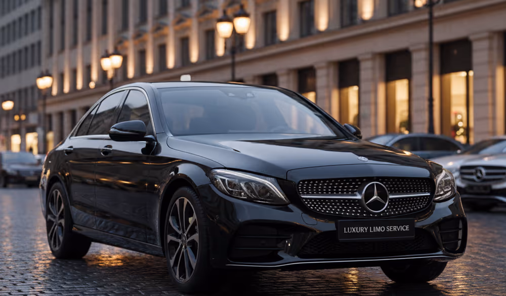 Mercedes-Benz C300 — black car service in Boston, MA